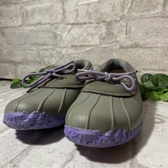 JBU Weather Ready Ankle Boots Gray and Purple Tie Up Women’s 6.5 M - Picture 2 of 9